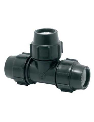 Té Igual PE 63x63x63mm 1 Unidad PLASSON