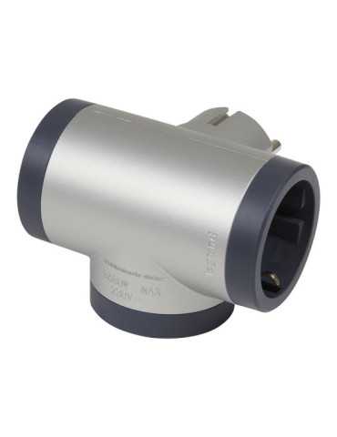 Adaptador Standard 3x2P+T Rotativo + Puertos USB A+C LEGRAND