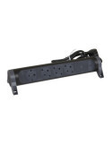 Base Múltiple 4x2P con Protección Sobrecarga Negro LEGRAND