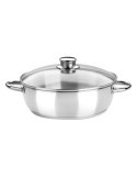 Rustidera con Tapa de Cristal Óptima 26 cm MONIX