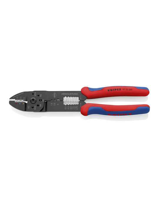 Alicate Pelacables y Terminal Oval "F" 240mm KNIPEX