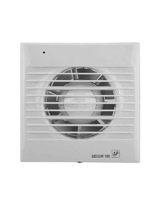 Extractor Baño Decor 100C 100 m³/h S&P
