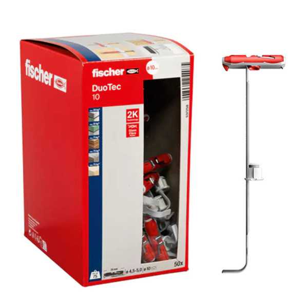 Taco Vuelco Duotec Ø10 50 Unidades FISCHER