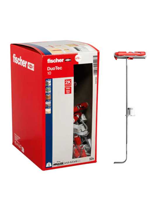 Taco Vuelco Duotec Ø10 50 Unidades FISCHER