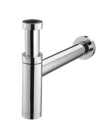 Sifón Botella Teos Ø32-40 1"1/4 Cromo WIRQUIN
