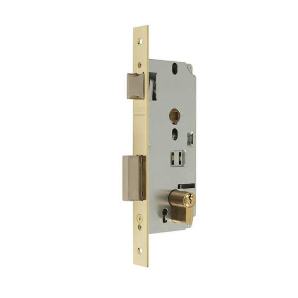 Cerradura de Embutir 1601-2-40 Latón MCM
