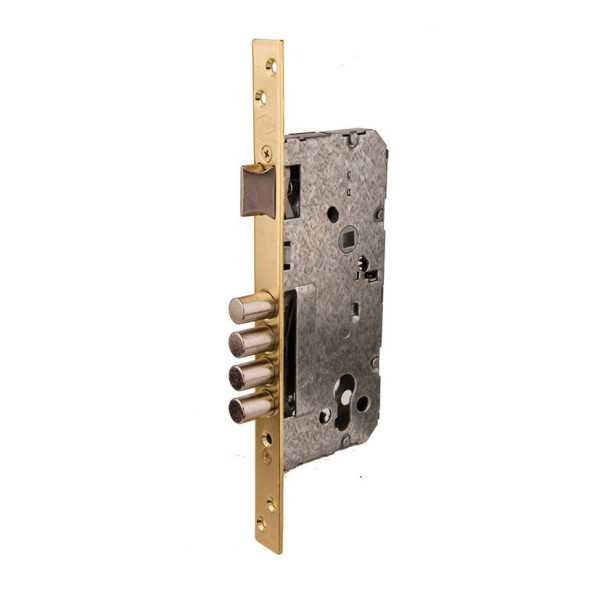 Cerradura de Seguridad de Embutir 2058 Latón UCEM