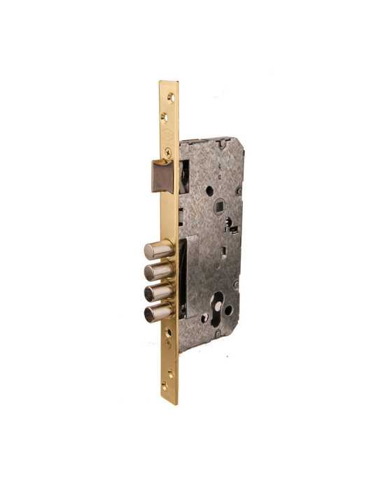 Cerradura de Seguridad de Embutir 2058 Latón UCEM