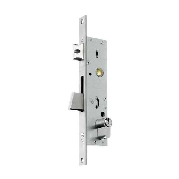 Cerradura para Puerta de Aluminio 2450E Entrada 25 Inoxidable MCM