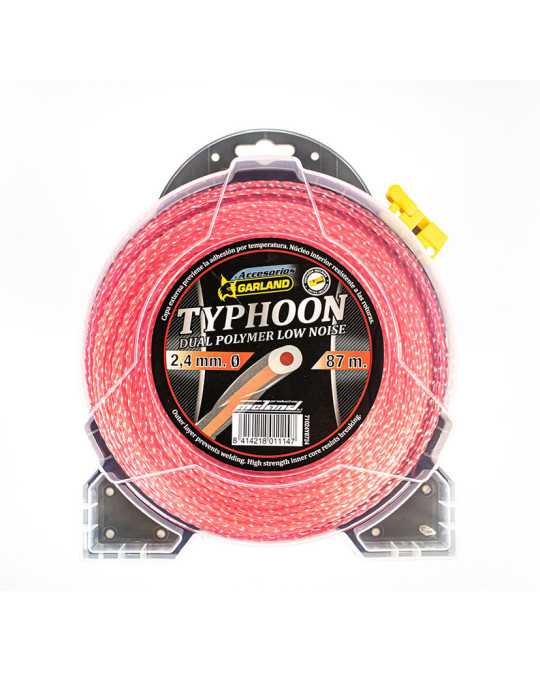 Hilo de Nailon Typhoon Ø 2,4mm 87 m GARLAND