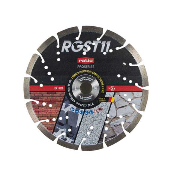 Disco Segmentado Láser RGST11 Ø230mm RATIO PRO