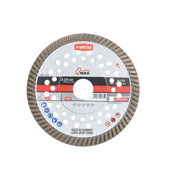 Disco Diamante Great Turbo 125mm RATIO