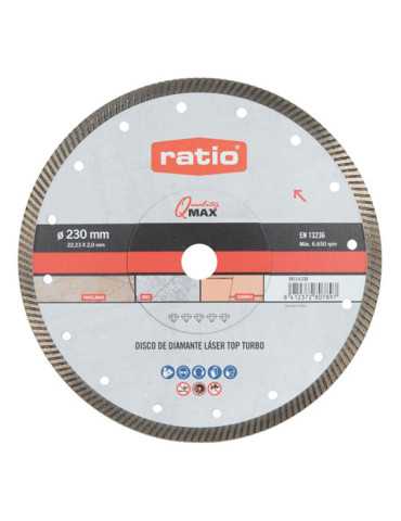 Disco Diamante Porcelánico Turbo Versátil 230mm RATIO