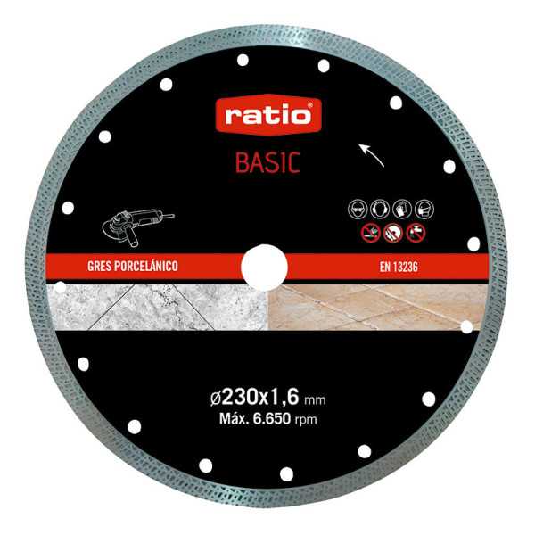 Disco Turbo Porcelánico Ø230 Basic RATIO