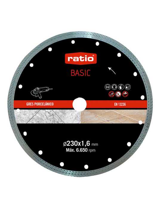 Disco Turbo Porcelánico Ø230 Basic RATIO