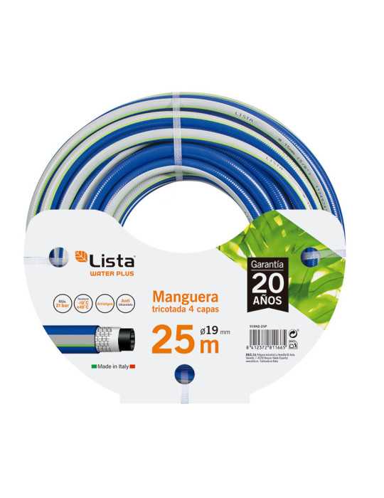 Manguera Tricotada Plus 19mm x 25 m LISTA