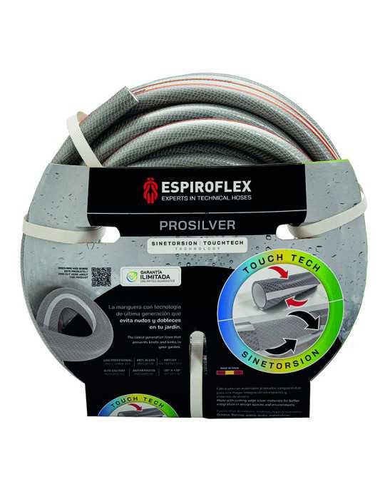Manguera Touch Prosilver Torsion 15mm 25 m ESPIROFLEX