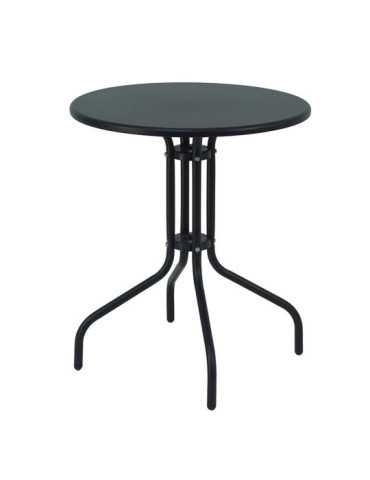 Mesa Balcón Lara Antracita Ø60 cm