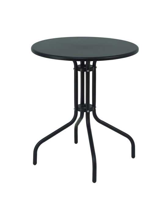 Mesa Balcón Lara Antracita Ø60 cm