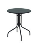 Mesa Balcón Lara Antracita Ø60 cm