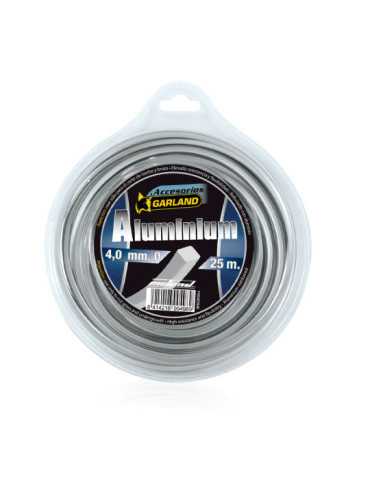 Hilo de Nailon Alum Desbrozadora Ø 4,0mm 25 m GARLAND