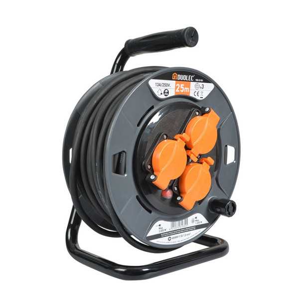 Enrollacable 3G1,5 IP55 25 m H05RR-F DUOLEC