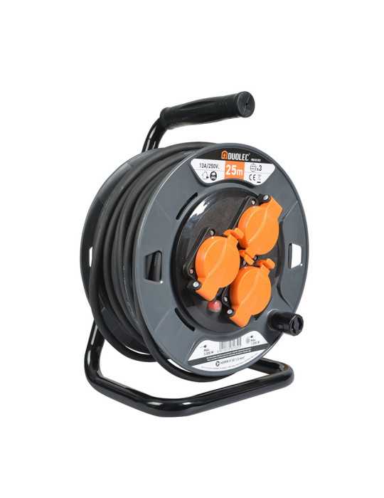 Enrollacable 3G1,5 IP55 25 m H05RR-F DUOLEC