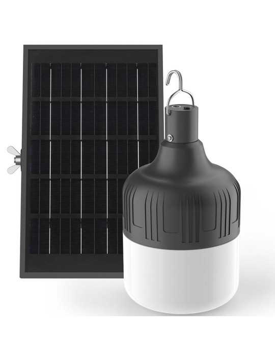 LED Colgante Recargable y Solar 5000K