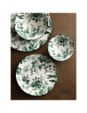 Plato Llano de Porcelana Margaret Juego 6 Unidades