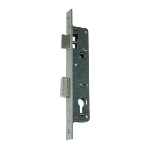 Cerradura 7411 23mm Cromada Palanca y Resbalón ISEO