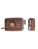 Cerradura de Sobreponer para Madera 60mm 2 Puntos ISEO