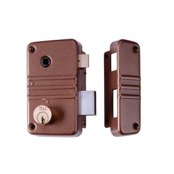 Cerradura de Sobreponer para Madera 45mm 2 Puntos ISEO