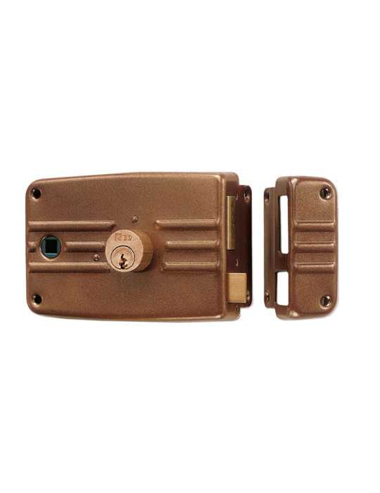 Cerradura de aplacar resbalón-palanca 2 piezas ISEO