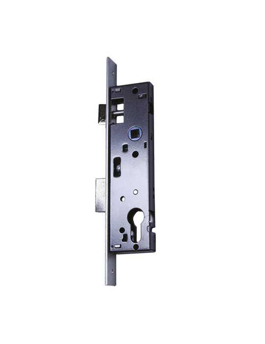 Cerradura 741N 36mm Cromada Palanca y Resbalón ISEO