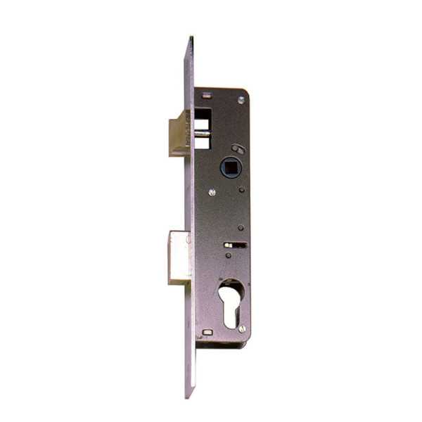 Cerradura 740 28mm Cromada Palanca y Resbalón ISEO