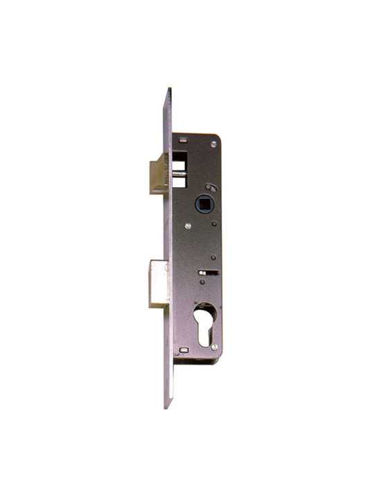Cerradura 740 28mm Cromada Palanca y Resbalón ISEO