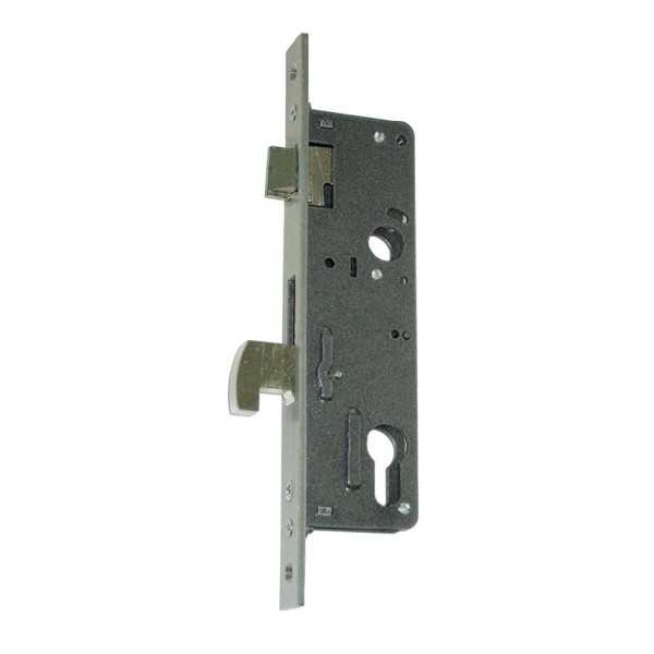 Cerradura 7411 28mm Cromada Gancho y Resbalón ISEO