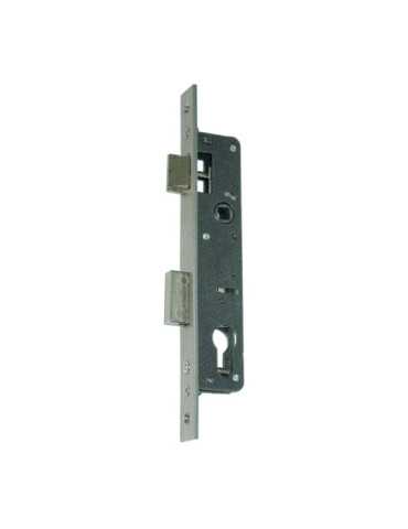 Cerradura 7411 28mm Cromada Palanca y Resbalón ISEO