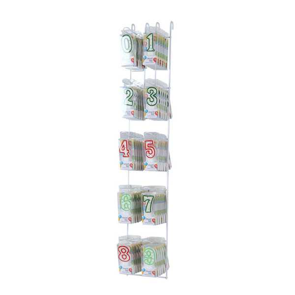 Soporte 10 Ganchos para Velas de Cumpleaños