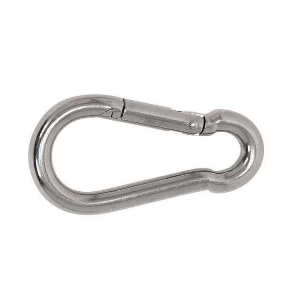 Mosquetón de Muelle 10mm Inox A316 10 Unidades PROFESIONAL