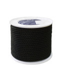 Cuerda Poliéster 3 Cabos 10mm Negra EHS