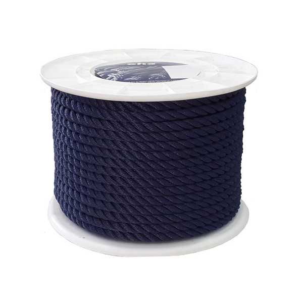 Cuerda Poliéster 3 Cabos 12mm Azul EHS