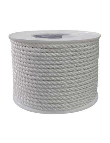 Cuerda Poliéster 3 Cabos 12mm Blanca EHS