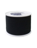 Cuerda Poliéster 3 Cabos 8mm Negra EHS
