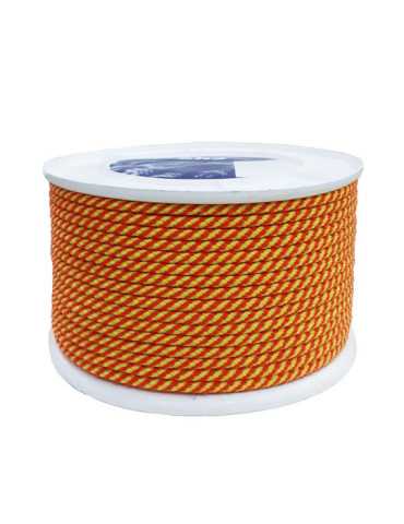 Cordón Polipropileno Trenzado Helicoidal 8mm Rojo/Amarillo EHS