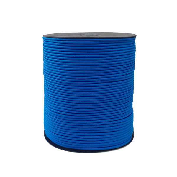 Goma Elástica Poliéster 4mm 200 m Azul EHS