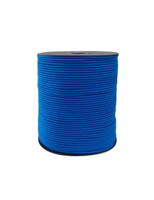 Goma Elástica Poliéster 4mm 200 m Azul EHS
