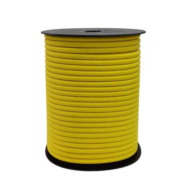 Goma Elástica Poliéster 8mm 50 m Amarilla EHS