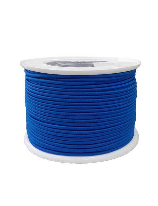 Goma Elástica Poliéster 6mm 200 m Azul EHS