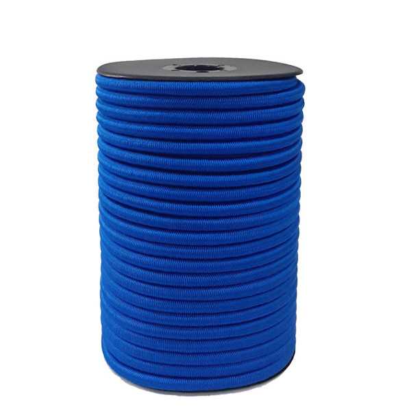 Goma Elástica Poliéster 8mm 25 m Azul EHS